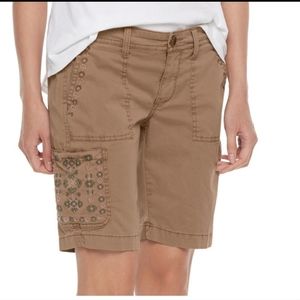 Sonoma embroidered Bermuda shorts 4P